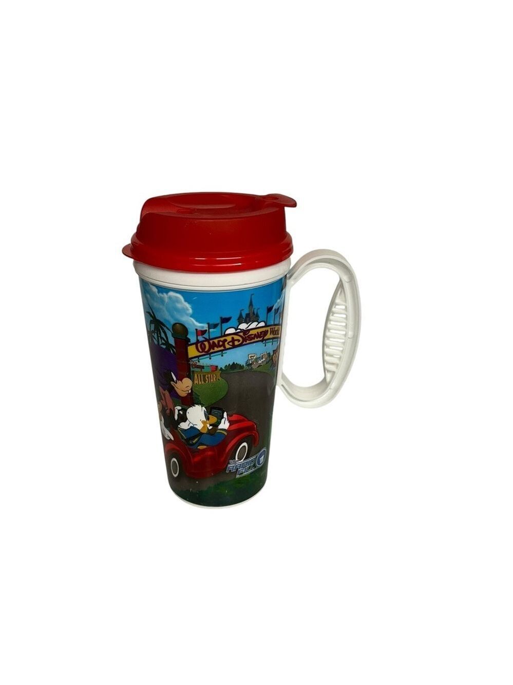 Disney Travel Mug Red and White